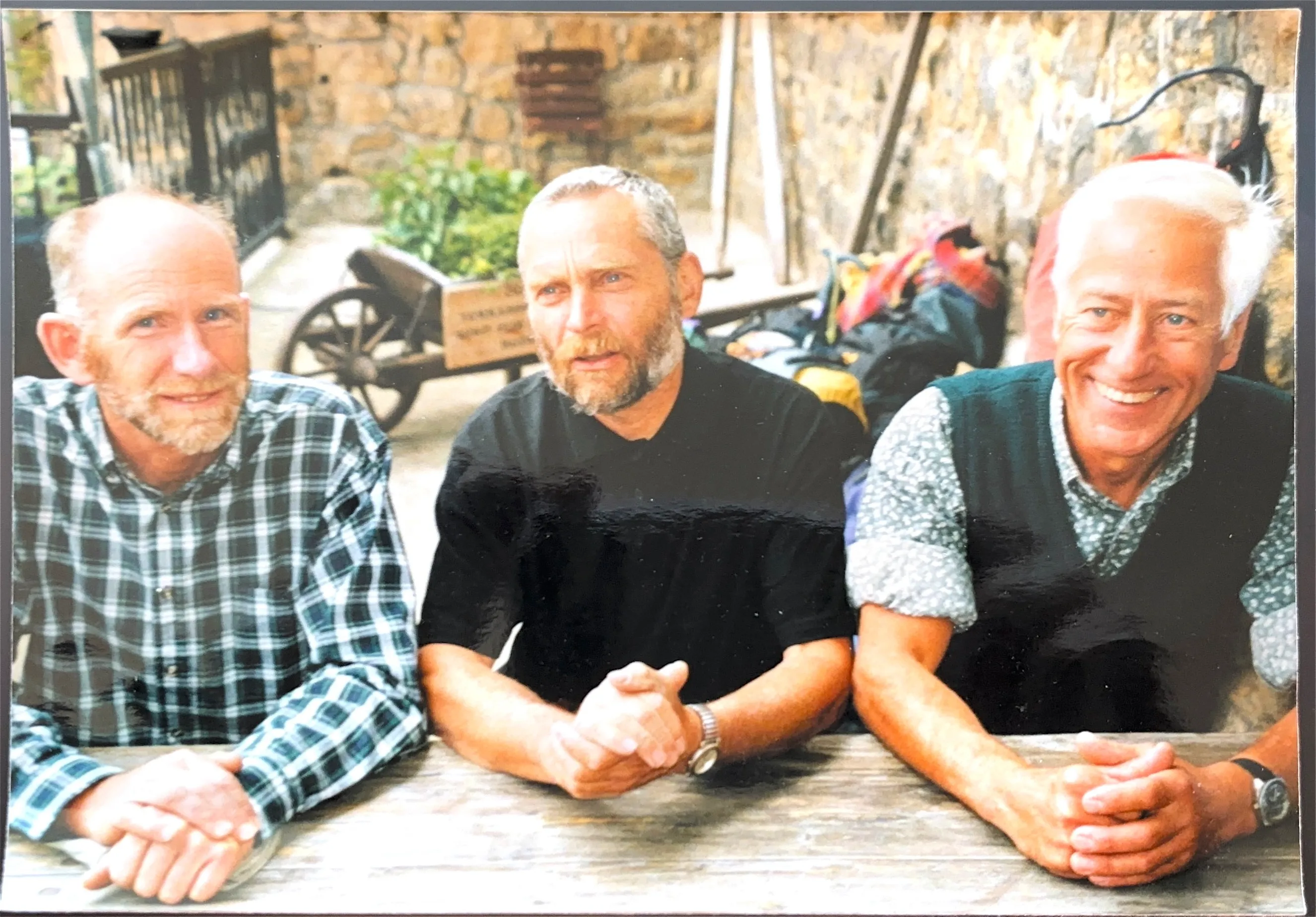 Tom with friends.