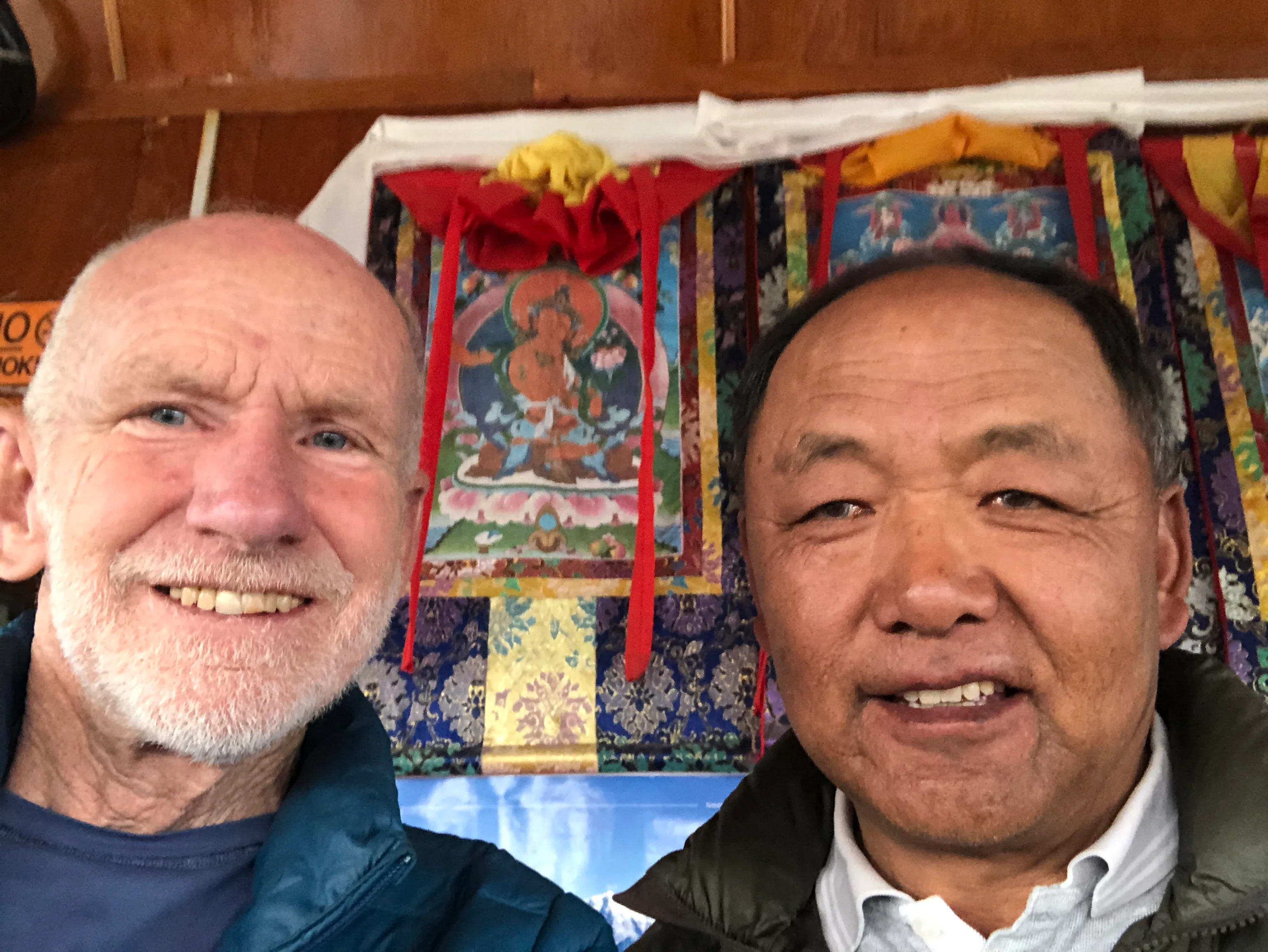 Tom with Dr. Kami.